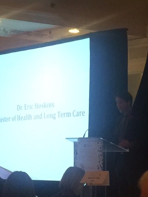 StrongMindsCda's tweet photo. Thx @DrEricHoskins for acknowledging psychology as champions for mental health with evidence, compassion and respect #OPA70 #psychology https://t.co/21kTSLmDhi