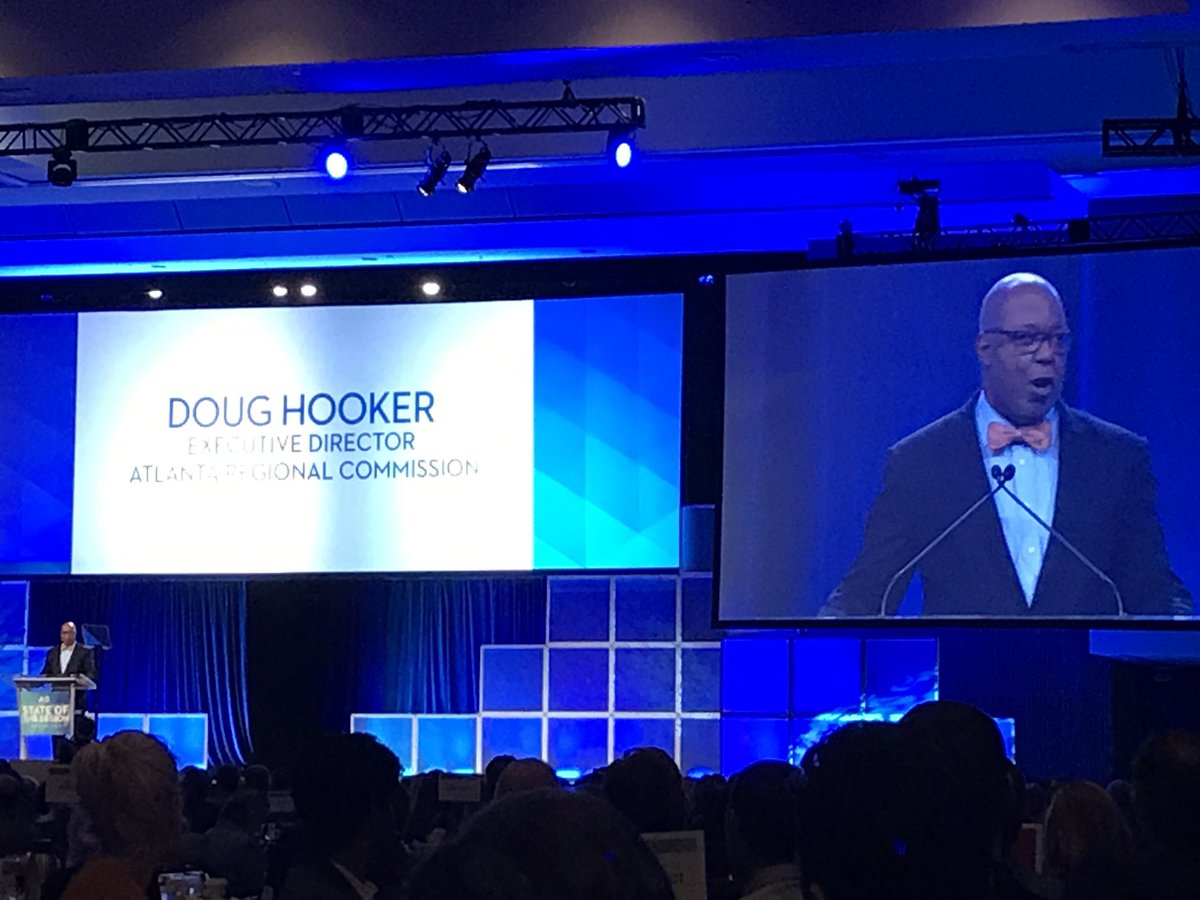 ReeseMcCranie's tweet photo. Great to be here with 900+ business and civic leaders for @AtlantaRegional #sorb17 https://t.co/1ZEIsXNGN5