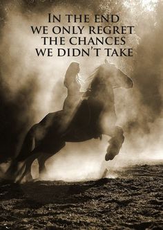 Live your dreams. A horse will always make your day better. Please donate. Horses make great therapy for veterans. bit.ly/1RH93i8