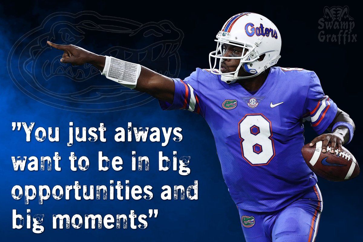SwampGraffix's tweet photo. @MalikZaire8 will lead the #FloridaGators into battle this weekend!  #GoGators #GatorNation #BeatMizzou 🐊💪 https://t.co/YSavzE6YPt