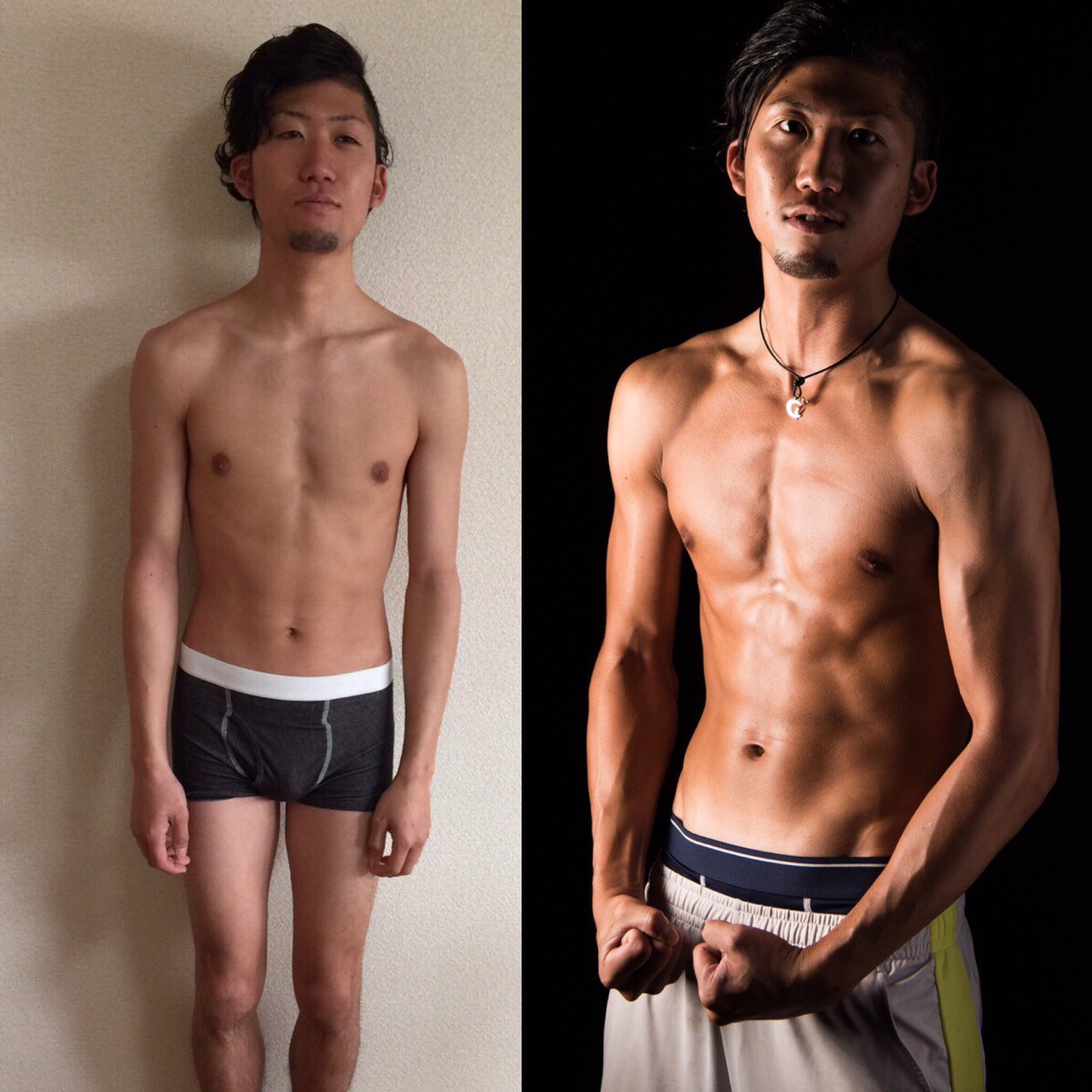 ボディメイクチームmblー愛知ー ガリガリ体型 もやし体型が強烈なコンプレックスだった馬場翔太氏 ボディメイクを通じて 3ヶ月で筋肉量を 3 0kg超えを達成 筋トレトレーナーとして そして ベストボディジャパンに向けて日々筋トレの研究中 馬場