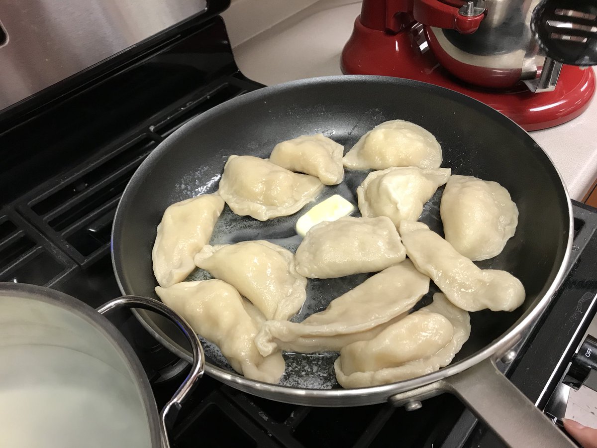 lamoehr's tweet photo. Student plays polka music while rolling out pierogi dough in Tastes of Culture=Amazing start to the day @PCSD_PHS #RaiderStrong #PolishPride https://t.co/9jPydZJuY5