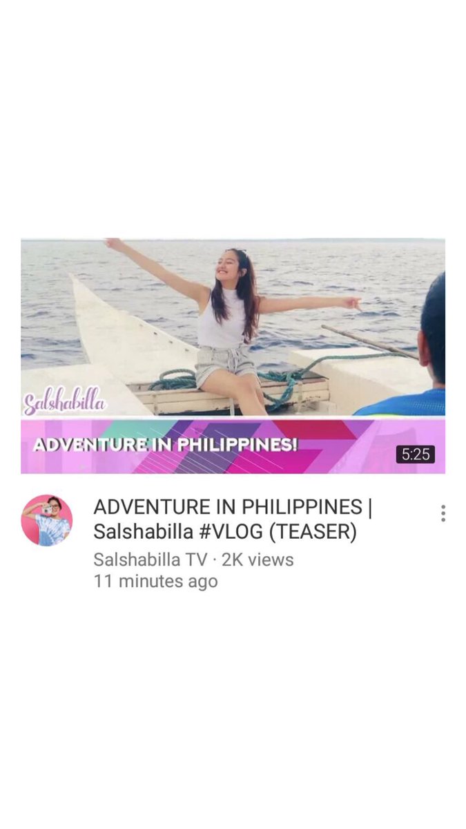TEASER VLOG ADVENTURE IN PHILIPPINES💙😘💙 youtu.be/sPDKz59JVoA