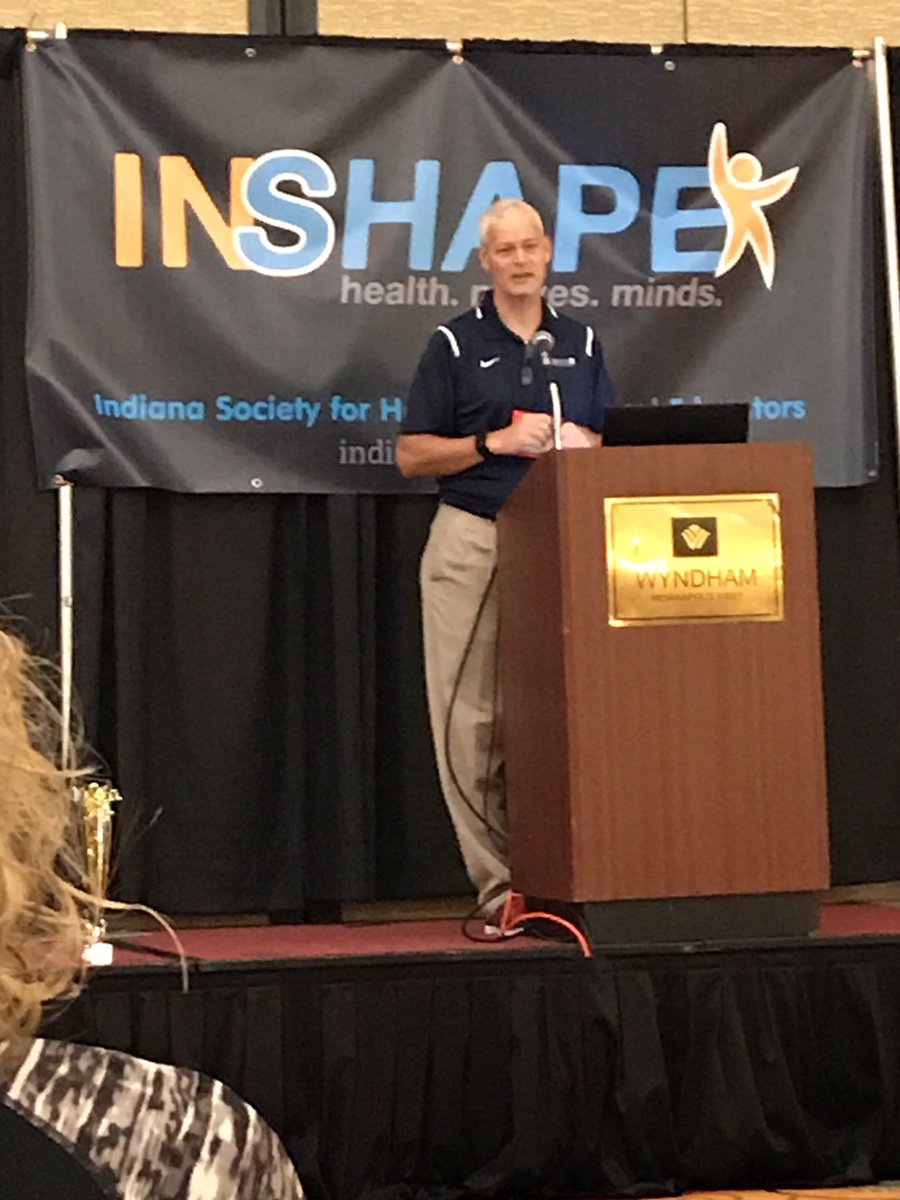 This Just IN: <a href="/INAHPERD/">IAHPERD</a> is now #INSHAPE . Grateful for passionate leaders <a href="/stanimalHeidi/">HeidiStan</a> &amp; <a href="/lemke/">Gary Lemke</a> in Indiana! #HealthMovesMinds #GetIN