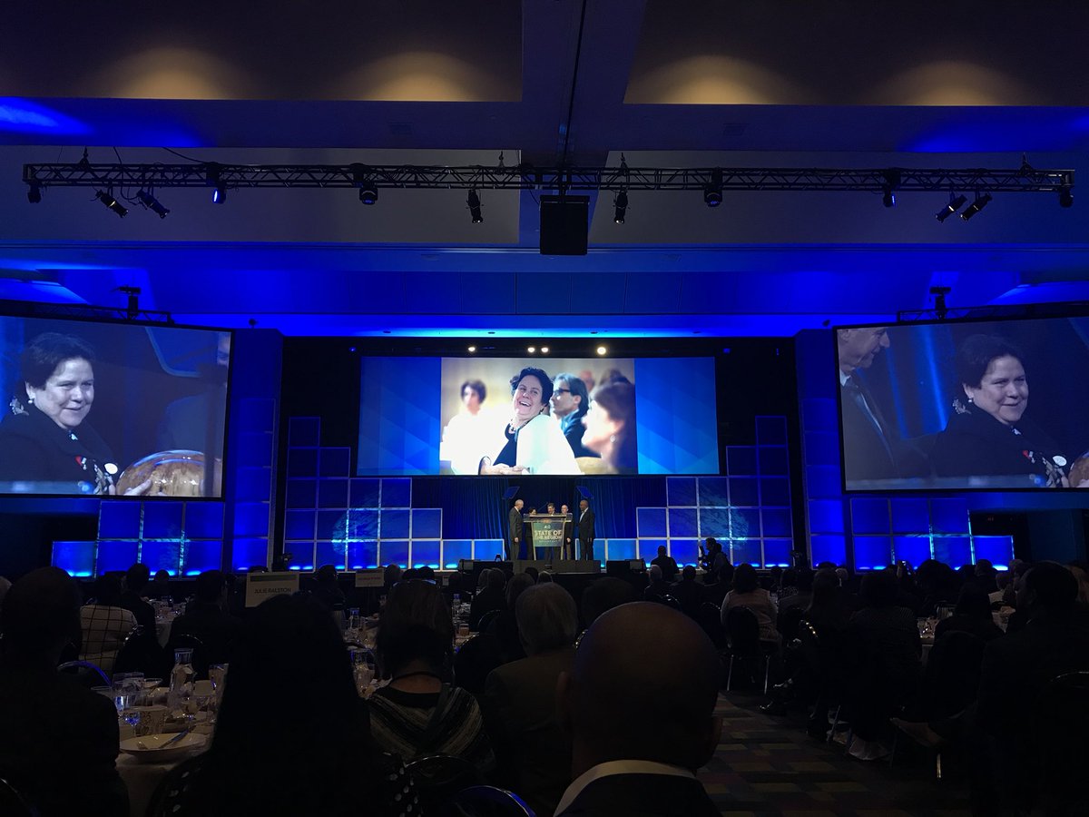 KimSock's tweet photo. So great to see @philanthropyATL honored with the Harry West Visionary Leadership Award @AtlantaRegional #SORB17 https://t.co/1wGlVggT8j