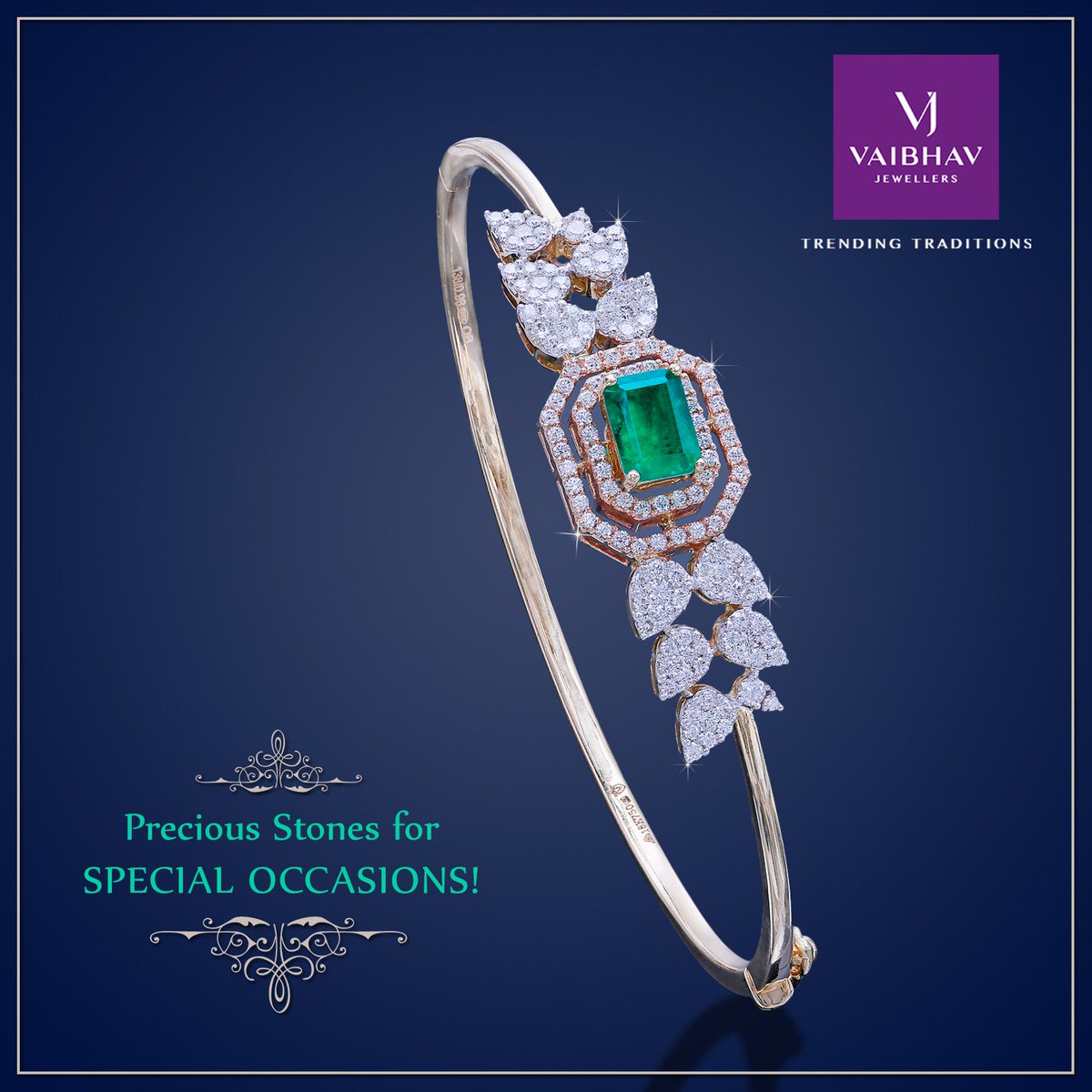 VaibhavJewelers's tweet photo. #Bangles of Bliss for you and the Brides-to-be! 
#Lightweighted and the most #beautiful. 
#VaibhavJewellers #BridalCollection #Jewellery https://t.co/YNCxG22t1k