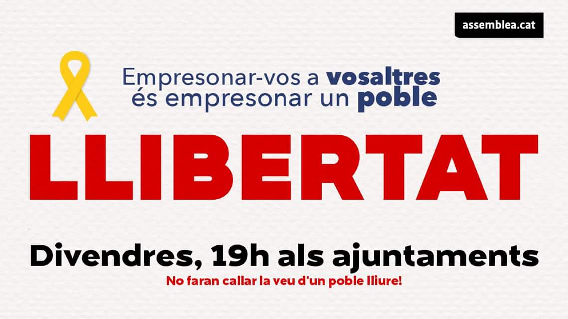 ajibergueda's tweet photo. ATENCIÓ🔴 Aquestes són les mobilitzacions programades per avui a la tarda al Berguedà. 
#LlibertatPresosPolítics https://t.co/qnsZXKqpjG