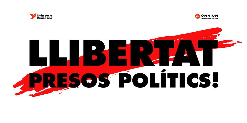 catalangate's tweet photo. ❗️L'empresonament dels consellers i dels Jordis és un escàndol a Espanya i a Europa 

#LibertatPresosPolitics https://t.co/RA4aYc1x7g