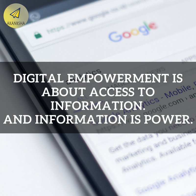 NM_NSS's tweet photo. The Digital divide is real. Information can make Rural India realize its full potential. You can make it happen.
https://t.co/v4nztAIw1L https://t.co/TdSdXnaJDr
