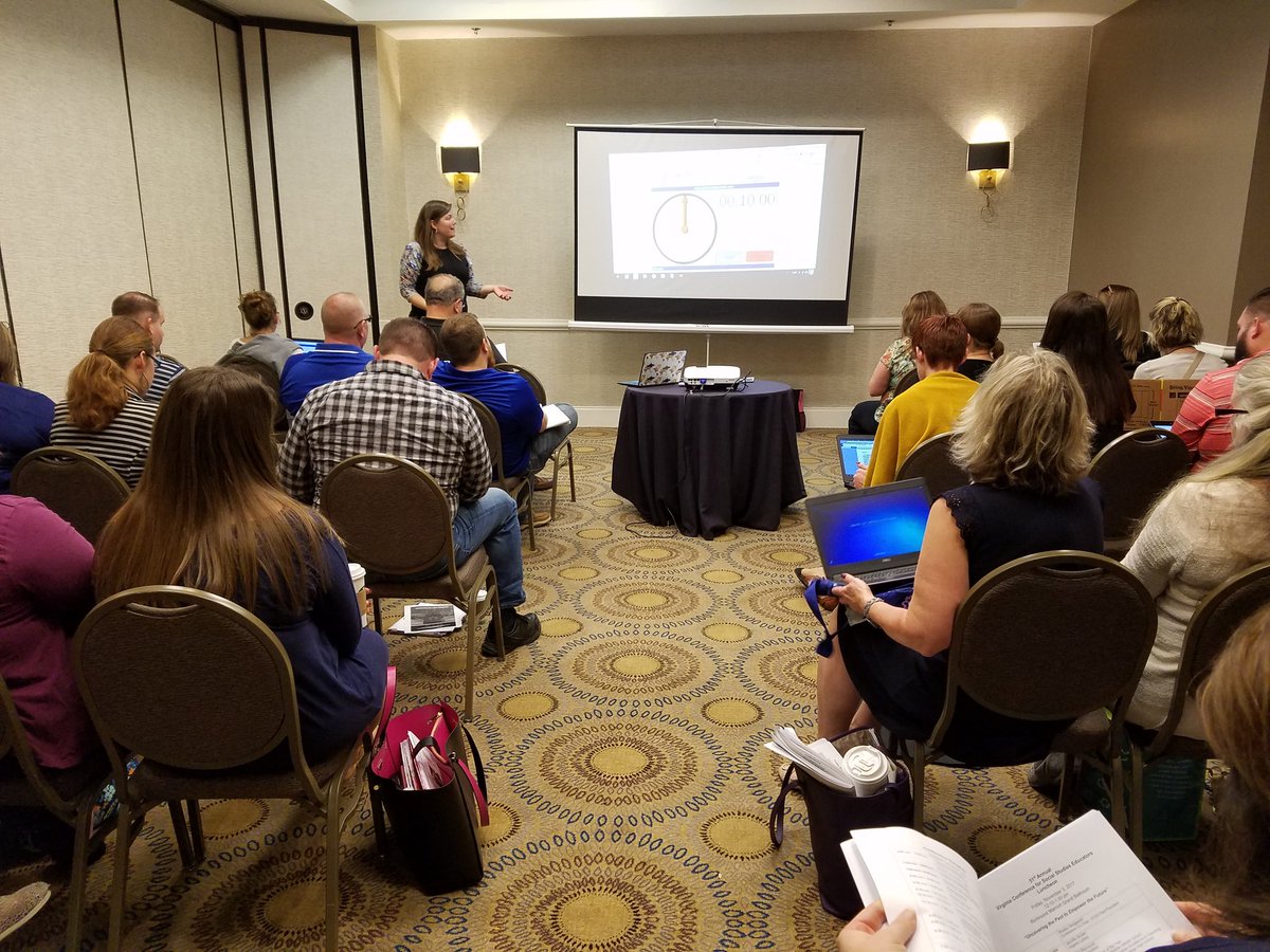 amtomasu's tweet photo. Learning how to use the "escape" or breakout format in the classroom!
#VCSSE17 https://t.co/i2AZCN9oF9