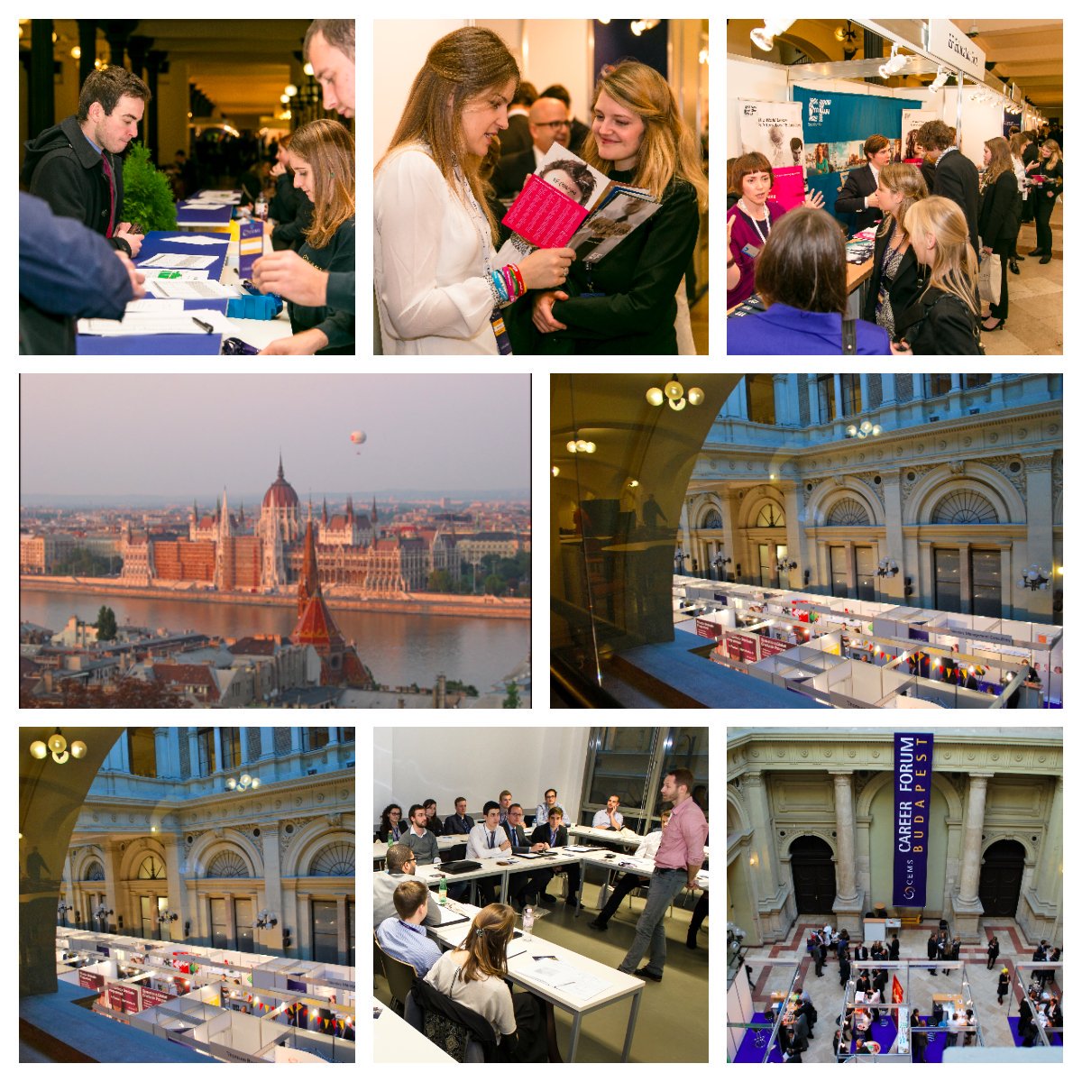 LVMH's tweet photo. We are today in Budapest for the #CEMScf Career Forum, organized by @cems_alliance with @LVMH partner schools!
#LVMHtalents https://t.co/fVsxSk1VRG