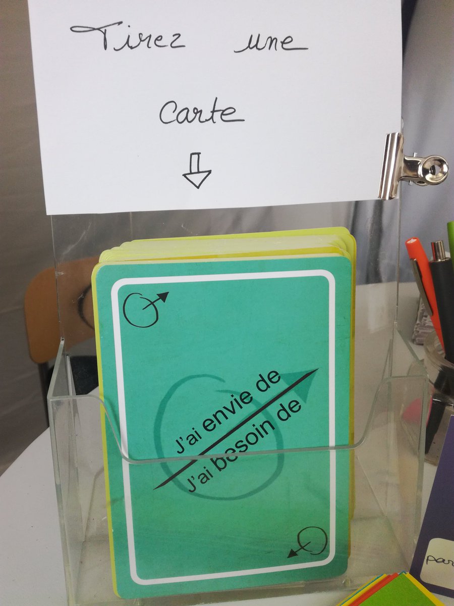 Parent_Chemin's tweet photo. 2e jour du #TPEP17 : regardez la carte besoin que j'ai tirée ce matin ! 😆 https://t.co/9sXAAK6Nuo
