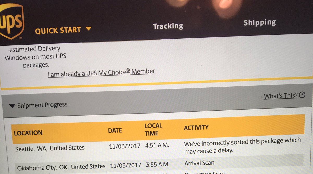 ZachDavis__'s tweet photo. Just my luck..... #iPhoneX  @UPS 🖕🏼 https://t.co/7k5ssfTrMC