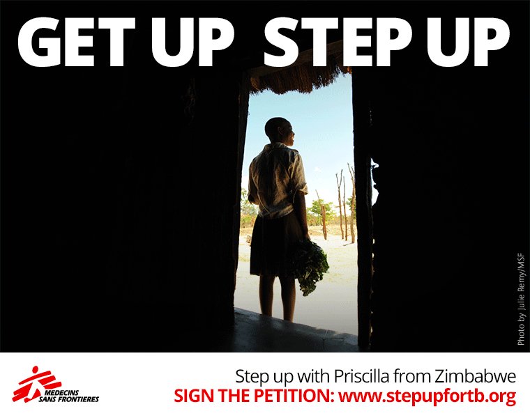 Step up with people facing the world's deadliest infectious disease! Tell world health leaders to #StepUpforTB