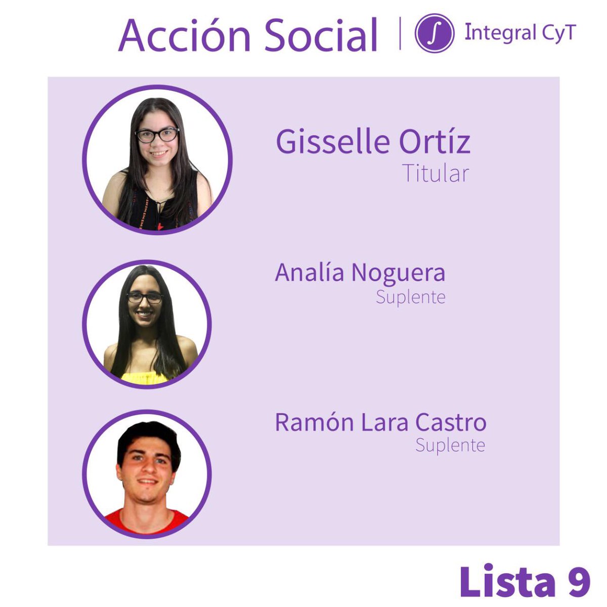 IntegralCyT's tweet photo. Nuestra secretaría de Acción Social 💟 https://t.co/OyuTVE01EB