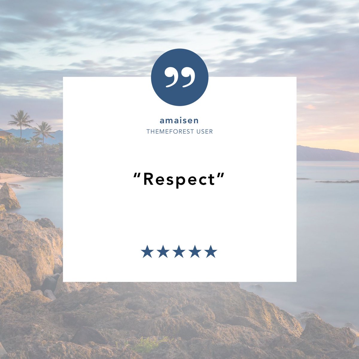 Respect to you amaisen...! 😄👊🏻💥