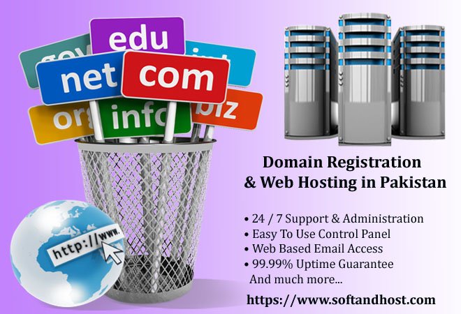 softandhost's tweet image. Free #Domain_Registration in Pakistan
softandhost.com
