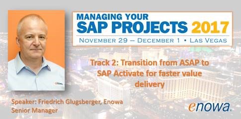 SyskoplanReply's tweet photo. Join @Enowa at #SAPProjects2017 this month! Excited to to have Friedrich speak on project methodologies and execution! @insiderProjects https://t.co/H9rVMUpC73