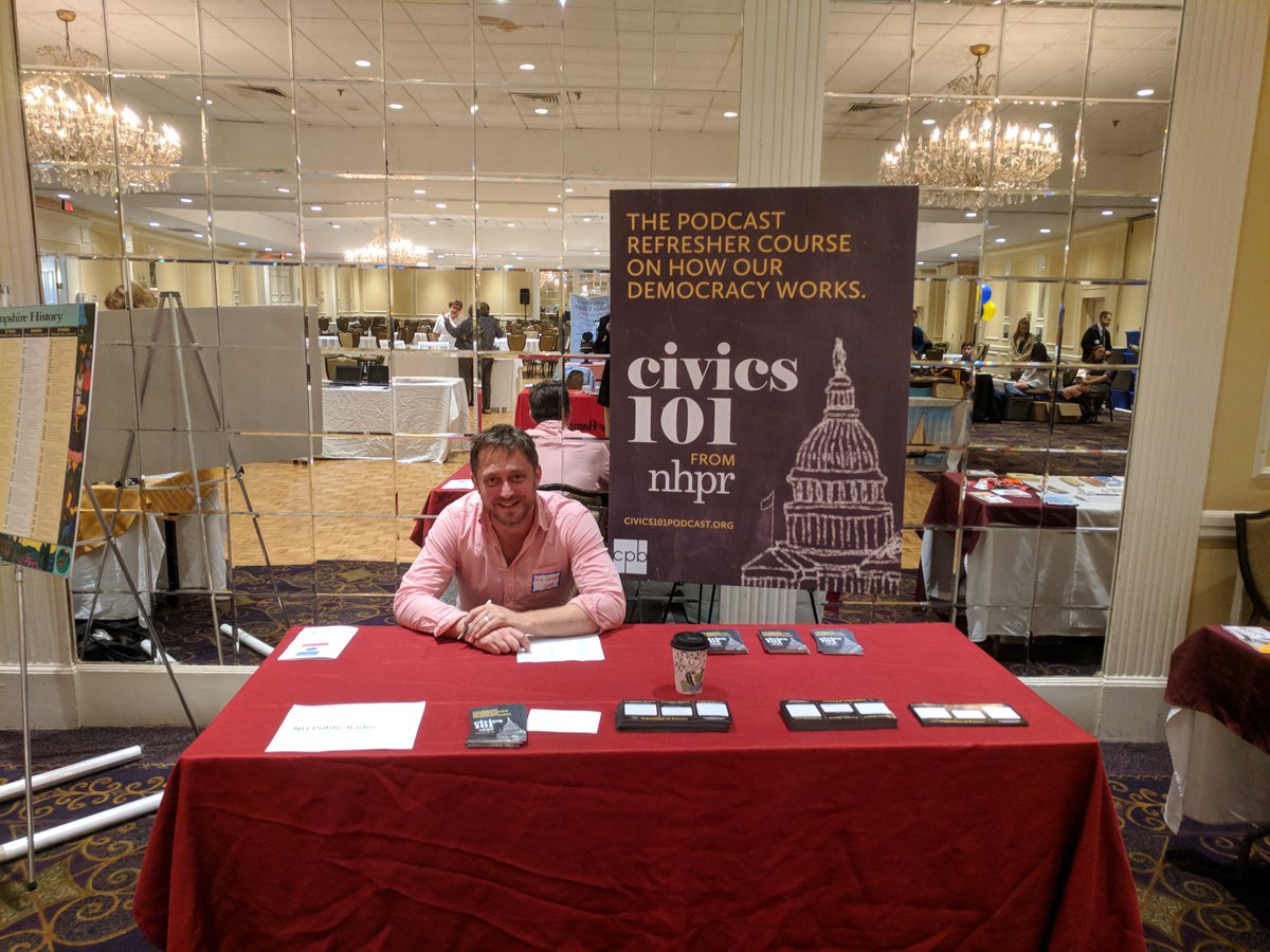 civics101pod's tweet photo. At the NH council for social studies conference! Championing the quiet power of podcasts in the classroom #sschat #hsgovchat #nhcss https://t.co/oPV7pCTIGI
