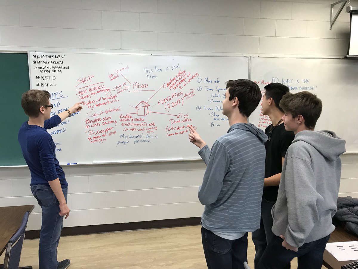 MrMcFarlen's tweet photo. Our #BST10 Ss dove right into the Alison’s Coffee Shop dilemma case yesterday! Can’t wait to see what they come up with...
☕️💡🚀
#BusEdu https://t.co/HKL56BDCYf