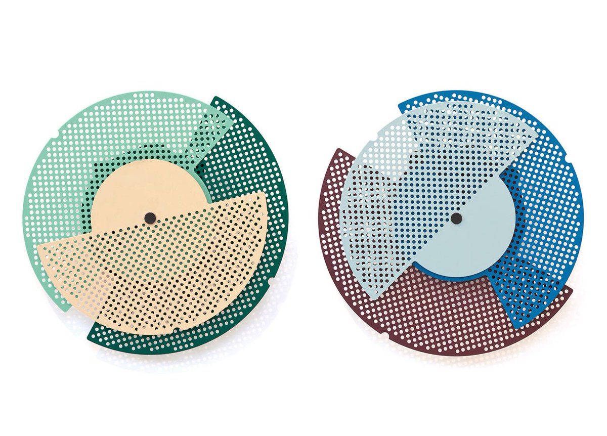 Graphic Time Abstract Clocks by Raw Color for Vij5 bit.ly/2zamNmr