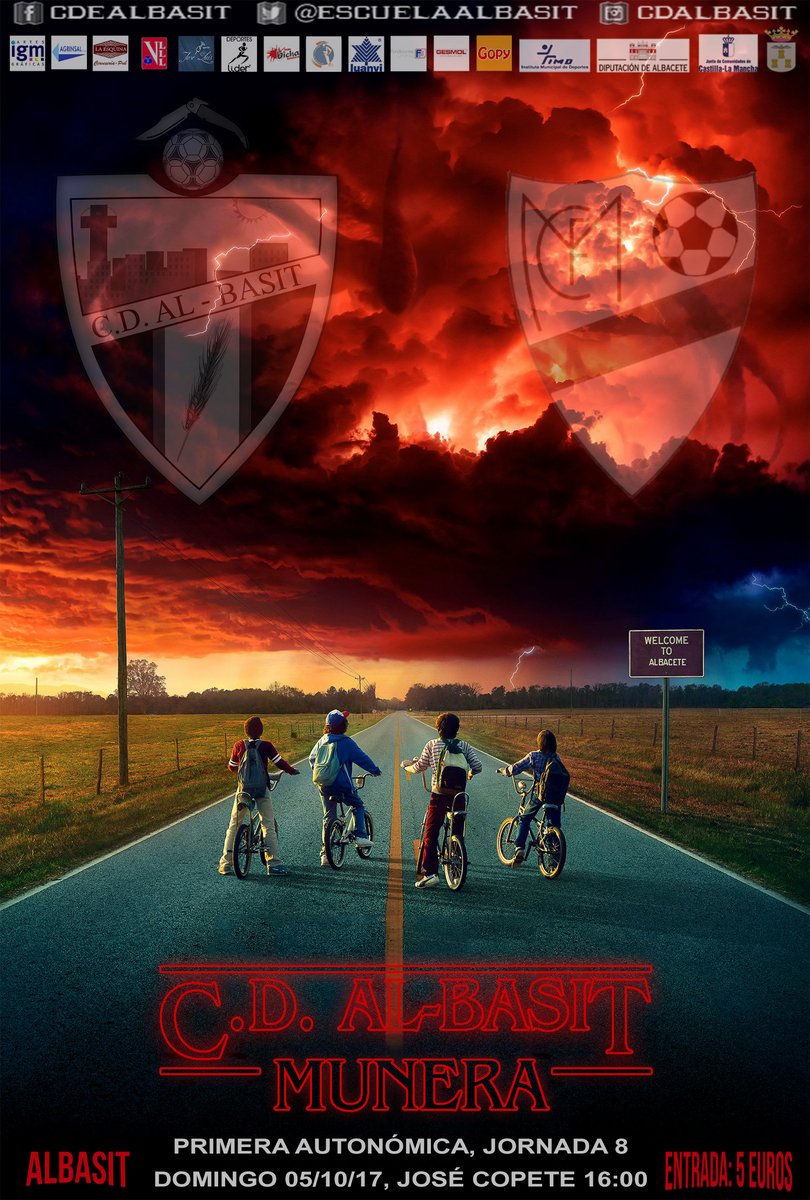 📣 ¡BLANQUINEGROS! ¿Preparados?
🏆 Jornada 8
📆 Domingo a las 16h
🏟 José Copete
📝 Previa: goo.gl/o3MHZG
👟⚽🆚 <a href="/munera_cf/">MuneraCF</a>