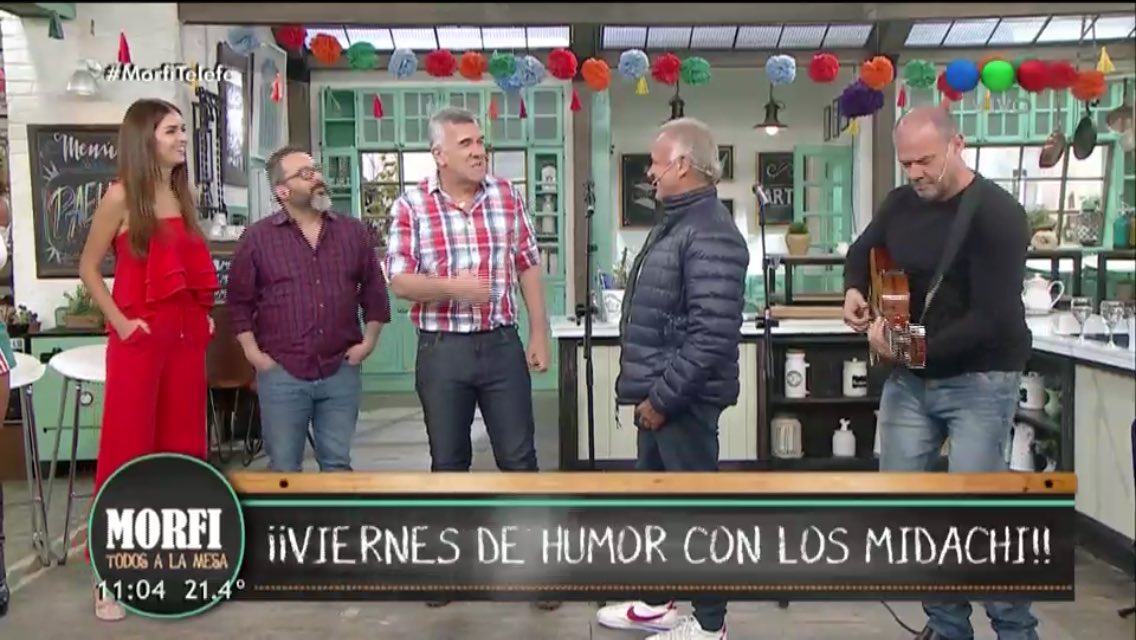 No te pierdas el show de los <a href="/MidachiOficial/">Midachi Oficial</a> AHORA en #MorfiTelefe 🤣