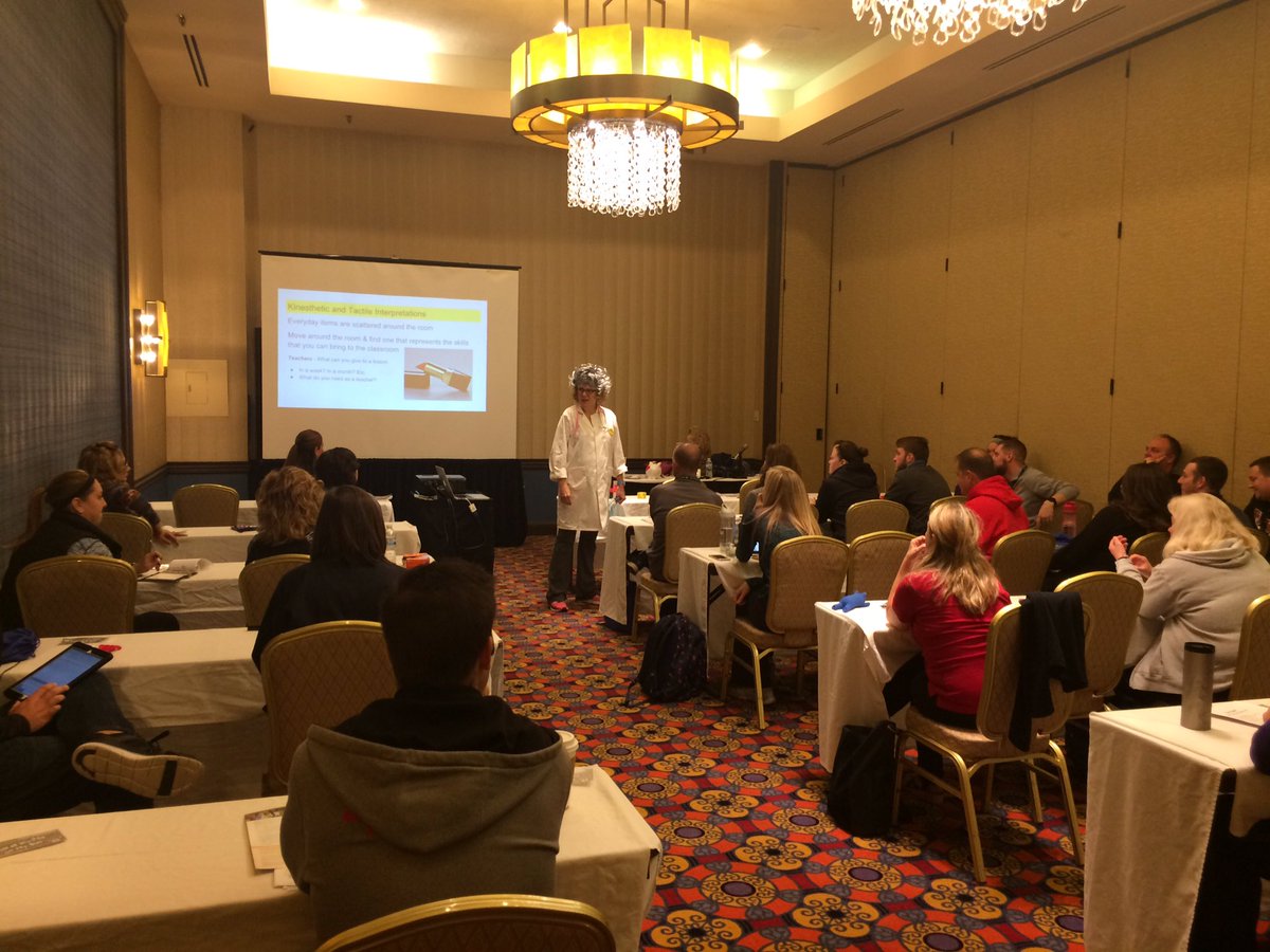 ShannonMaly's tweet photo. @ClearlyCrystal Dr. Health rocking it @INAHPERD!! https://t.co/lVrySKL35c