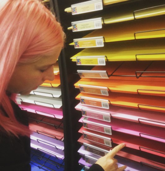 Prepped! <a href="/fredbutlerstyle/">Fred Butler</a>'s examples ready for Thurs 9th workshop @acehotellondon 7-9pm. Join for a donation + support our charities.✂️🌈💎❤🙌