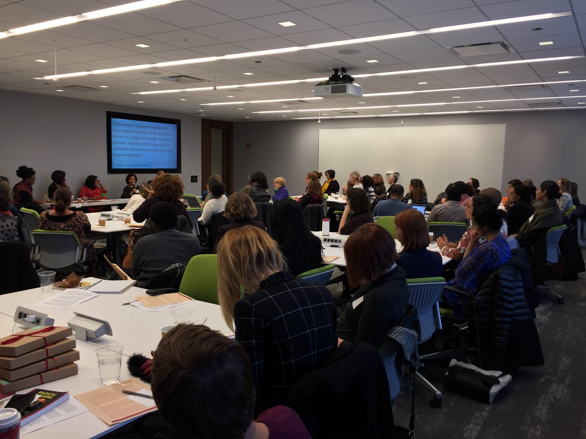 cwip_news's tweet photo. We are grateful for a full house for today’s #RacialEquity&amp;Justice panel @Deloitte. #cwipevents https://t.co/qOl3x2NvlG