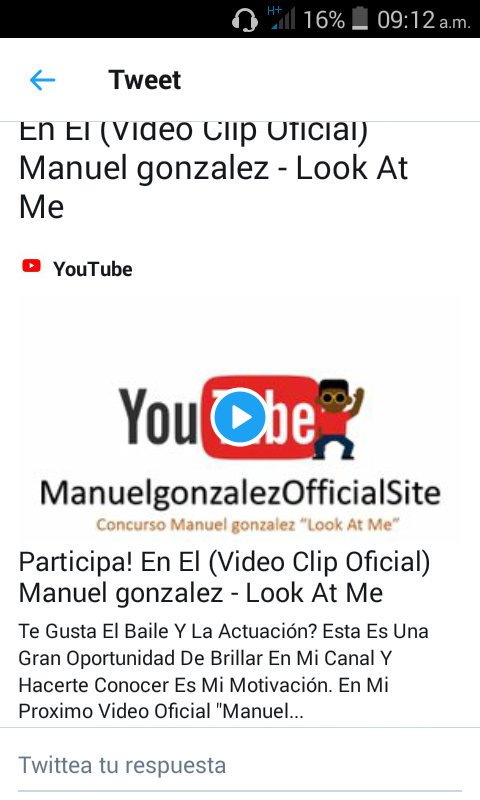 ManugOffiSite's tweet photo. Gracias @YouTube  por mi Emoticón #Manug https://t.co/brqbY72wJd