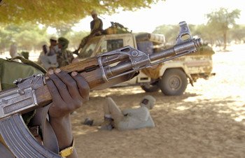 Sudan forces surrounded Darfur IDP Kalma Camp with over 140 armoured vehicles recently to intimidate residents ahead of disarmament plans.