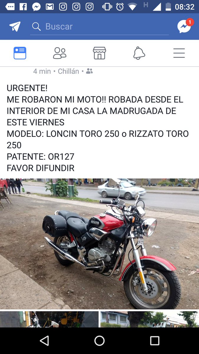 Fernaandiwis's tweet photo. Moto Robada @Chillan140 @chillanoficial @ChillanOnline @chillanactivo @ladiscusioncl @CronicaChillan @bomberoschillan https://t.co/xEfOiIeud0