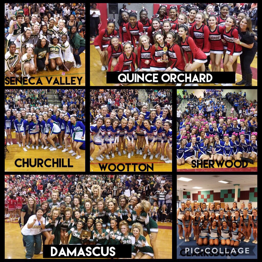 CoachNichols12's tweet photo. Congrats to all 7 Montgomery County Cheerleading Squads moving onto Semi-Finals this Saturday!! #herecomesMoCo #GOODLUCK πΎβ€οΈπ€πππ https://t.co/4g4wKdnSo4