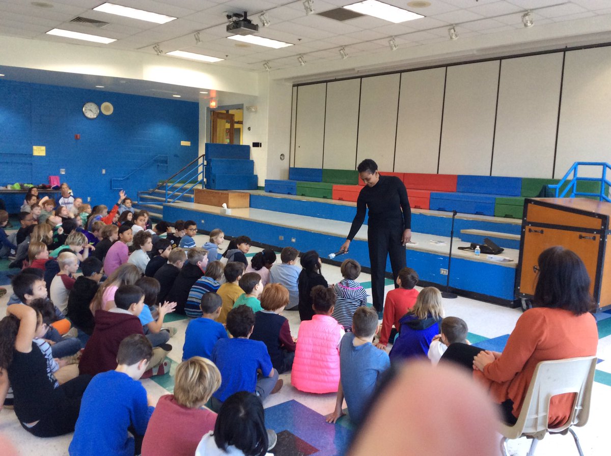 Sen. Lena Taylor speaking to Atwater 3/4 and 4 students.