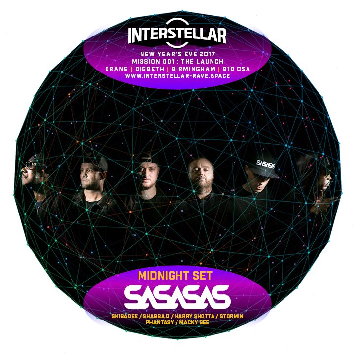 🚀 Interstellar : Mission001 : NYE 

Who's ready for <a href="/SaSaSaSDnB/">SaSaSaS</a> to bring the vibes to their Midnight Set?

interstellar-rave.space