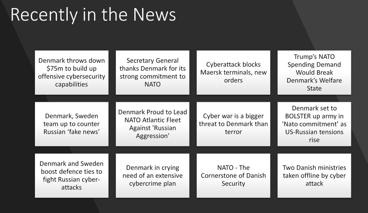 KennethGeers's tweet photo. Cybersecurity in Scandinavia
-- History, news, recent #Malware detections
-- #drivingit17 https://t.co/fbFkLgxnX0