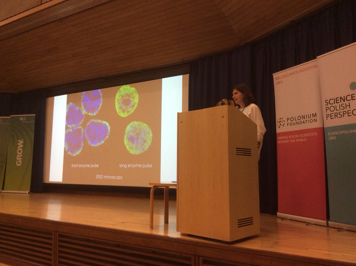 kuba_lewicki's tweet photo. First keynote speaker on the #spp2017 stage - Magda Bieńko from @karolinskainst https://t.co/7kU1ciRpnm