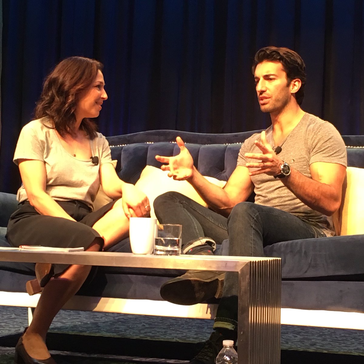KimberlyVentre's tweet photo. Change doesn’t happen in an echo chamber. @justinbaldoni at #TEDWomen talking about how to change #ToxicMasculinity. Will watch #ManEnough. https://t.co/mhOfWaITxS