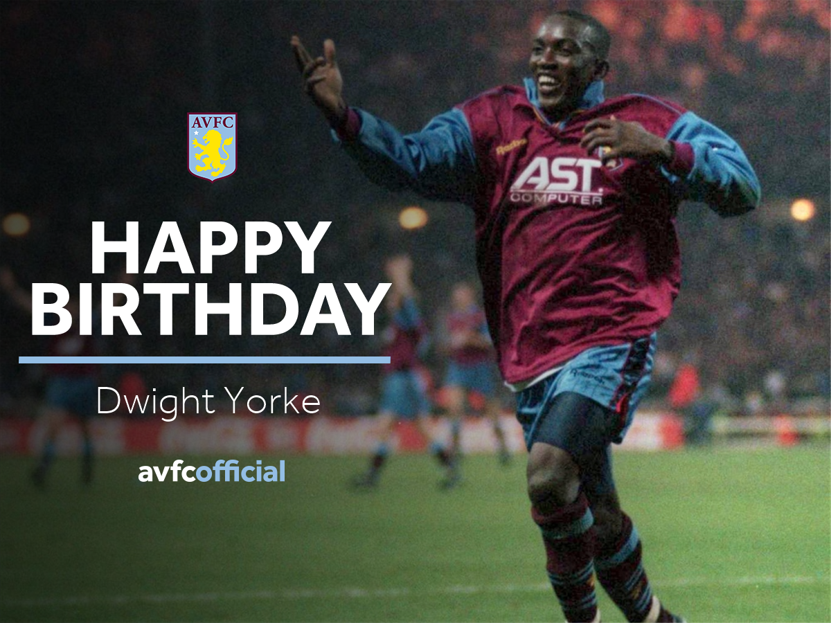  287 appearances  98 goals 1996 League Cup

Happy Birthday Dwight Yorke   