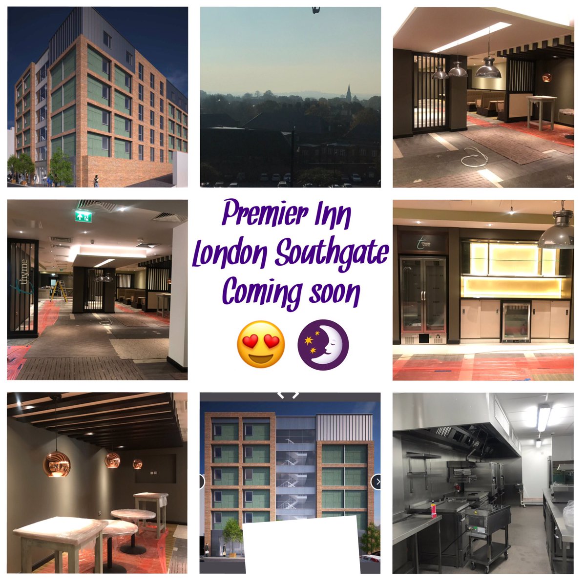 Cheeky peek at <a href="/premierinn/">Premier Inn</a> London Southgate! Looking fab! 💜 <a href="/CluettEmma/">Emma Cluett</a> <a href="/brunner79/">Alexandra Brunner</a> @JamesRider_PI <a href="/dohamanx/">Niall Hyslop</a> <a href="/Marco_Depadepa/">Marco De Pasquale</a> <a href="/PIhubOpenings/">PI&R New Openings</a>