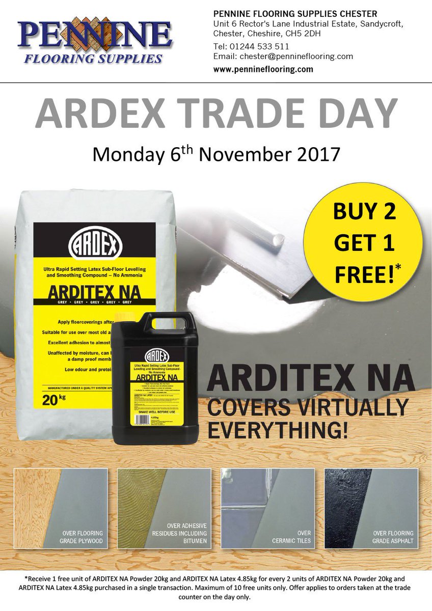 Head down to <a href="/PennineFlooring/">Pennine Flooring</a> next week for technical advice, demonstrations and special offers.