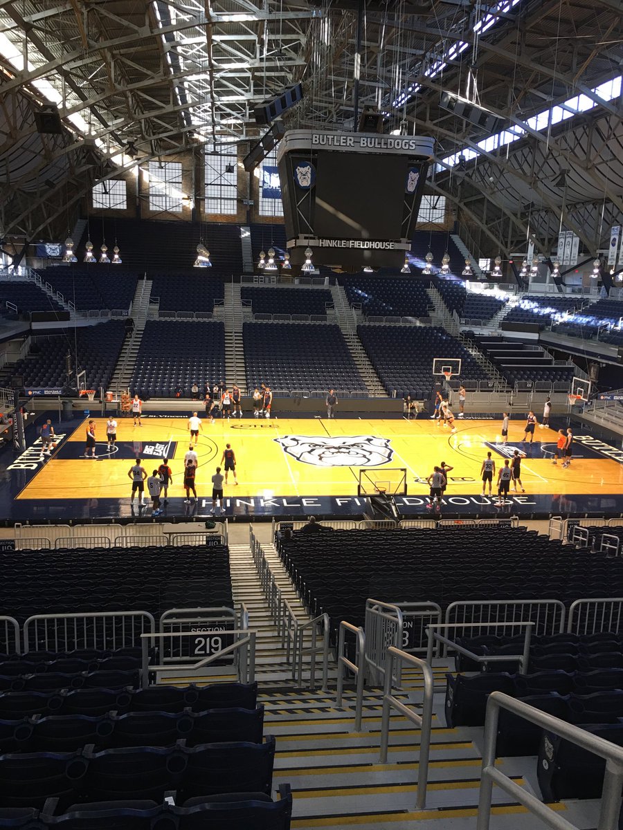 CoachHeesch's tweet photo. Carroll men’s basketball practice at Butler. https://t.co/PmLo8XVV7L