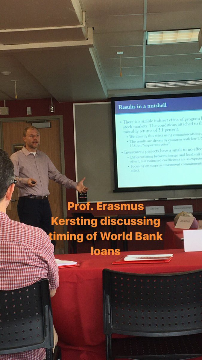 TUGlobalStudies's tweet photo. @ErasmusKersting just presented in the direct effects of World Bank loans at TWIIGG III. https://t.co/gqKhD6xzAw