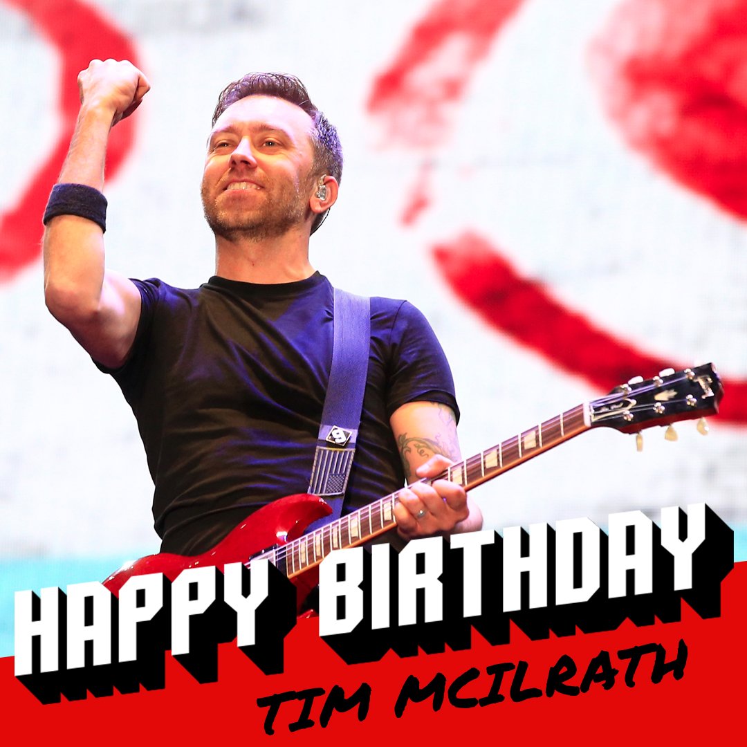 Happy 39th birthday to Tim McIlrath! 