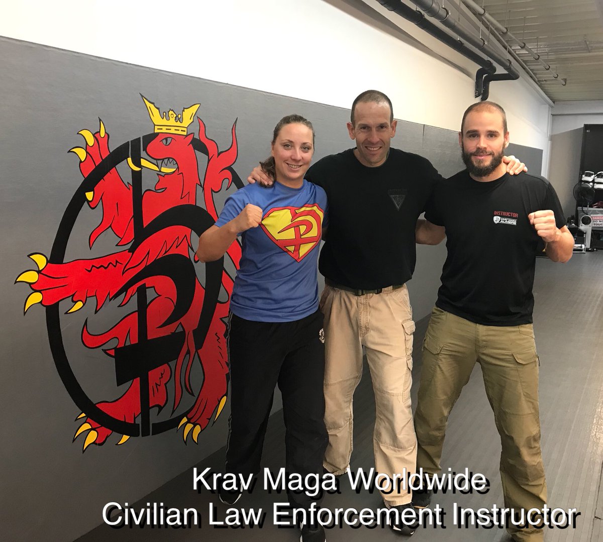 KravMagaAlmere's tweet photo. Deze week hebben Laura en Michail de opleiding tot Civilian Law Enforcement Instructor gevolgd. Beide zijn geslaagd! #kravmagaalmere #almere https://t.co/2QioQHH9Vo