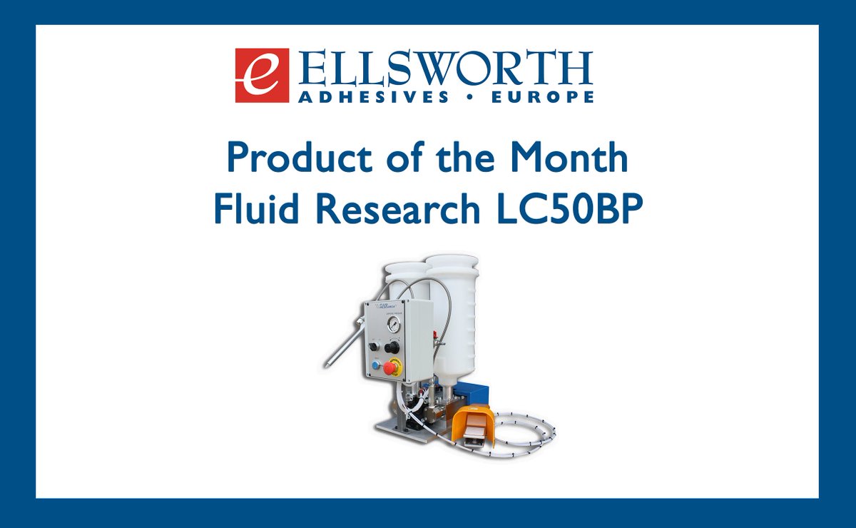 ellswortheurope's tweet photo. Product of the Month: @FluidResearchUK LC50BP mix &amp; #dispense machine designed to suit diverse #manufacturing needs https://t.co/4SoIDQp1PI https://t.co/TO1qULuaCk