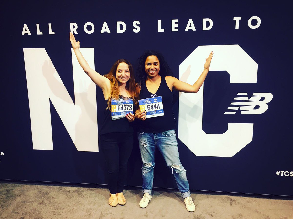 fondsGsport's tweet photo. Deze stoere dames rennen vandaag de Marathon van NYC voor FGS 🙌 Succes! 👍 @LivBie @Miss_Beep @unibet https://t.co/1DHwWtXJEN