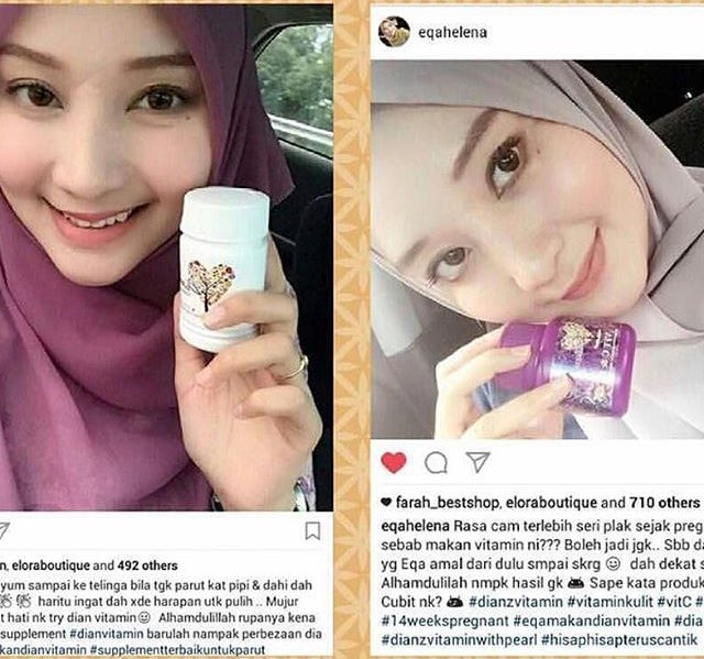 dianz_vit's tweet photo. kenal si cantik eqahelena ni? mangsa toreh satu ketika dlu. dia amalkan #dianz. parut hilang serta merta kot 😱 
📱 : https://t.co/xusRK0abCd https://t.co/7Gtf7KwbQN
