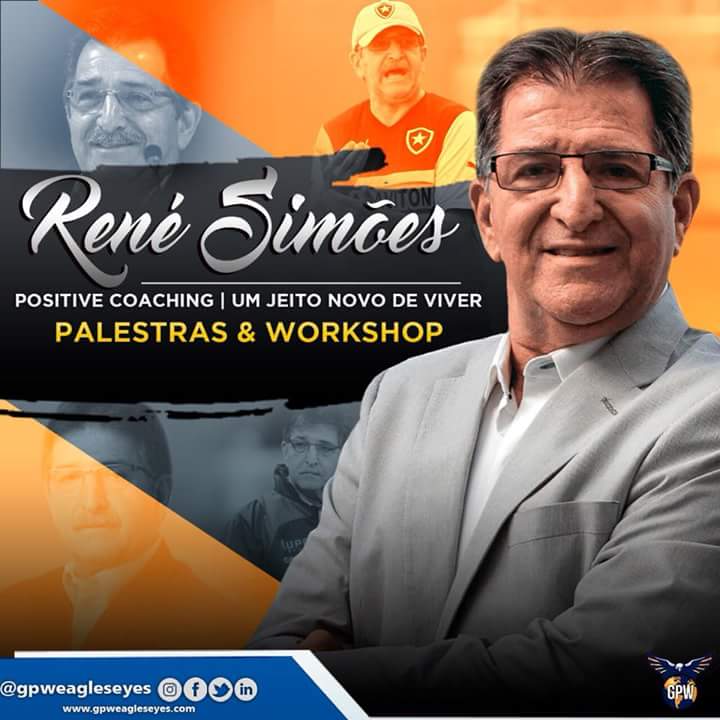 LuRochaGPW's tweet photo. Positive Coaching | Um jeito novo de viver by Sir @renesimoesoficial GPW Eagles Eyes 🦅#palestras #workshop #sportsevent #gpweagleseyes https://t.co/KYOCyqzGxQ